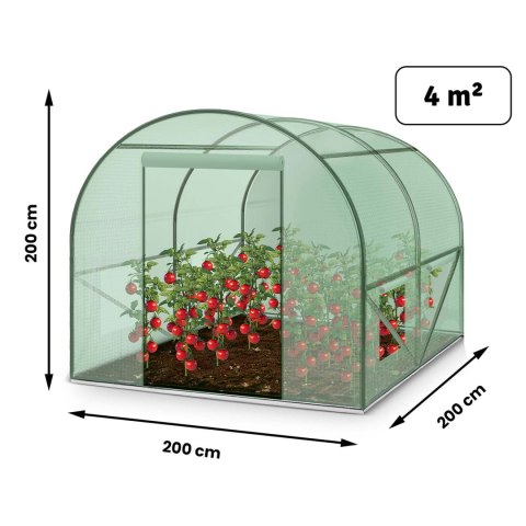 Tunel ogrodowy szklarnia ogrodowa 2 x 2 m (4m2) Plonos