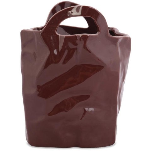 Wazon Brązowa Elegancja o Niepowtarzalnym Kształcie