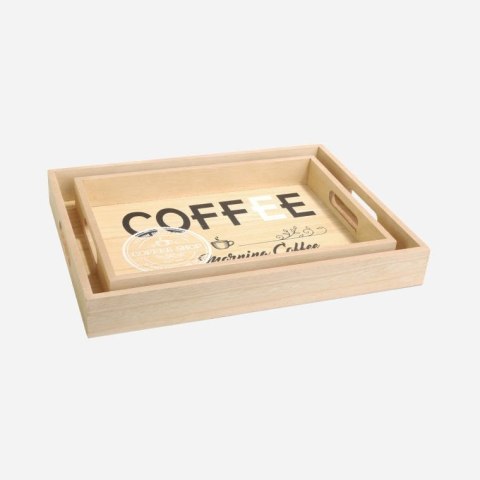 Zestaw Modern Chic - Stylowe Tace Śniadaniowe w Dwóch Rozmiarach