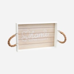 Zestaw Stylistycznych Tac z Uchwytem ze Sznurów dla Śniadań w Łóżku