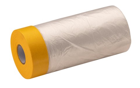 FOlIA MAlARSKA Z TAŚMĄ ANTYCHlAP 90CM x 20M *64* FOlIA MAlARSKA Z TAŚMĄ ANTYCHlAP 90CM x 20M *64*