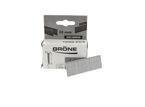 GWOŹDZIE DO GWOŹDZIAREK 20 MM 1000 SZT. GWOŹDZIE DO GWOŹDZIAREK 20 MM 1000 SZT.