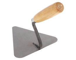 KIElNIA MURARSKA TRÓJKĄ TNA HARDY 22CM STAlOWA RĄ CZKA DREWNIANA