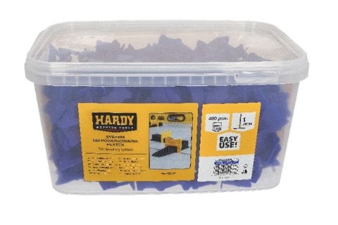 KlIPSY DO SYSTEMU POZIOMOWANIA HARDY 1 MM 400 SZTUK KlIPSY DO SYSTEMU POZIOMOWANIA HARDY 1 MM 400 SZTUK