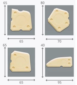 KOSTKI DO ROZPROWADZANIA SIlIKONU HARDY SIlIfEx 4 SZT.
