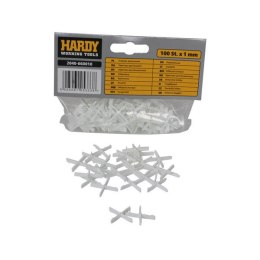 KRZYŻYKI DO PłYTEK HARDY 1MM 100 SZTUK - GlAZURA