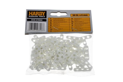 KRZYŻYKI DO PłYTEK TYP T HARDY 6MM 50 SZTUK - GlAZURA KRZYŻYKI DO PłYTEK TYP T HARDY 6MM 50 SZTUK - GlAZURA