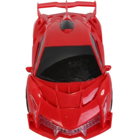 Czerwony Transformer Bumblebee - Zabawka Samochód Robot na Baterie