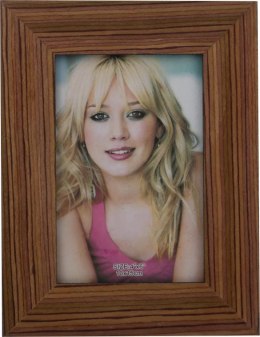 Drewniana ramka na zdjęcie stojąca jasna 16x20,5 cm