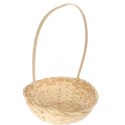 Koszyk wielkanocny naturalny do święconki fi 28 cm WYS 40 CM