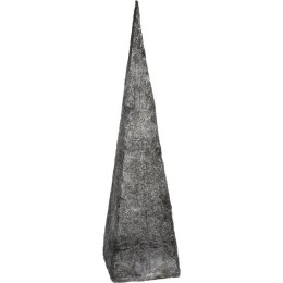 Czarno-Srebrna Choinka Stożkowa z Sizalu 40 cm