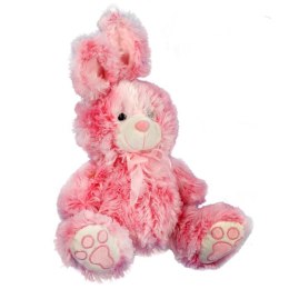 Duży Pluszowy Zajączek Wielkanocny 36cm w Kolorze Różowym ze Stabilną Pozycją Stojącą