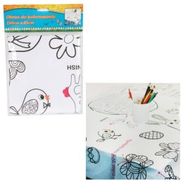 Obrus świąteczny na stół Wielkanocny do kolorowania 150x85cm