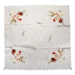 Plamoodporny Obrus świąteczny na stół Wielkanocny 85x85cm Kogut