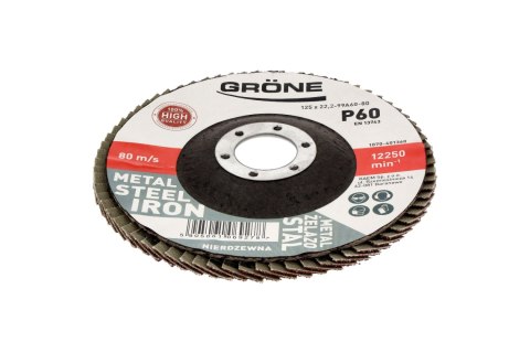 ŚCIERNICA lAMElOWA P60 GRONE 125MM ŚCIERNICA lAMElOWA P60 GRONE 125MM