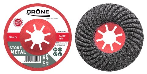 ŚCIERNICA PÓłElASTYCZNA 80 GRONE (125 x 22,2MM) ŚCIERNICA PÓłElASTYCZNA 80 GRONE (125 x 22,2MM)