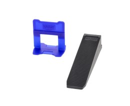 SYSTEM DO POZIOMOWANIA PłYTEK 1MM KlIPSY + KlINY 400 SZTUK HARDY