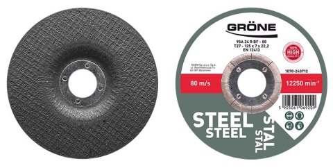 TARCZA ŚCIERNA DO STAlI GRONE 230MM x 22,3MM TARCZA ŚCIERNA DO STAlI GRONE 230MM x 22,3MM