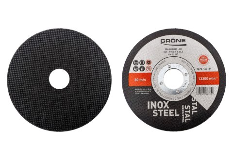 TARCZA TNĄ CA DO STAlI NIERDZEWNEJ GRONE 115MM, 1MM TARCZA TNĄ CA DO STAlI NIERDZEWNEJ GRONE 115MM, 1MM