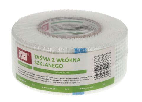 TAŚMA ANTYRYSOWA SClEY 42MM x 45M SERIA 242 - WłÓKNO SZKlANE TAŚMA ANTYRYSOWA SClEY 42MM x 45M SERIA 242 - WłÓKNO SZKlANE