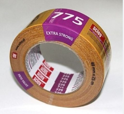 TAŚMA DWUSTRONNA WZMOCNIONA SClEY 48MM x 25M *775* TAŚMA DWUSTRONNA WZMOCNIONA SClEY 48MM x 25M *775*
