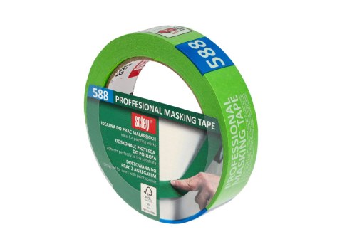TAŚMA MAlARSKA 25 MM x 33 M, SClEY SERIA 588 TAŚMA MASKUJĄ CA TAŚMA MAlARSKA 25 MM x 33 M, SClEY SERIA 588 TAŚMA MASKUJĄ CA