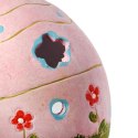 Różowy Ceramiczny Lampion w Kształcie Jajka 14cm