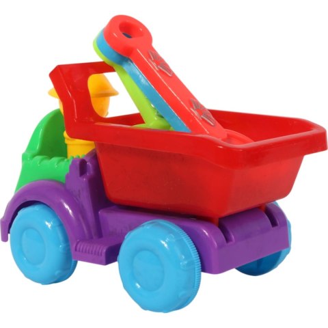 Samochód z akcesoriami do piasku