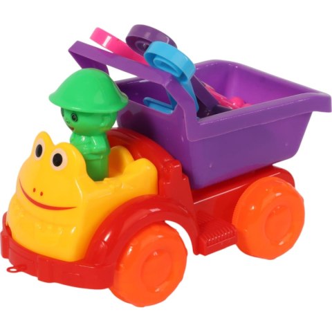 Samochód z akcesoriami do piasku