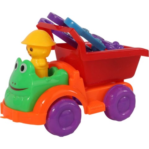 Samochód z akcesoriami do piasku