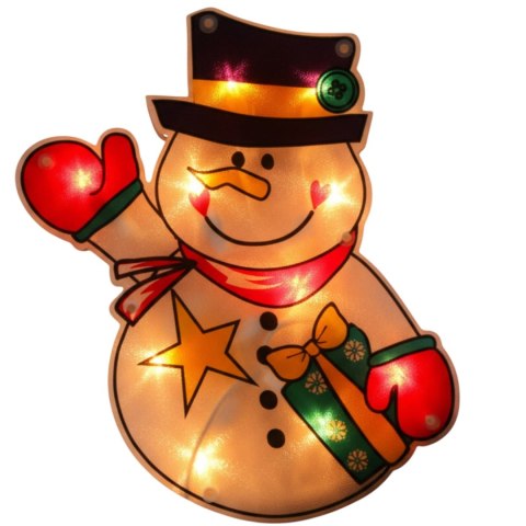 BOŻONARODZENIOWA DEKORACJA ŚWIETLNA- BAŁWAN 19 CM