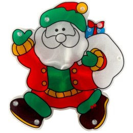 BOŻONARODZENIOWA DEKORACJA ŚWIETLNA- MIKOŁAJ 22 CM