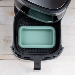 Forma silikonowa, prostokątna, 18 cm, pistacjowa