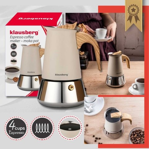 KAWIARKA ZAPARZACZ DO KAWY 200ml KLAUSBERG KB-7994 INDUKCJA