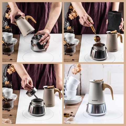 KAWIARKA ZAPARZACZ DO KAWY 300ml KLAUSBERG KB-7995 INDUKCJA