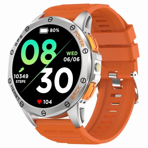 SMARTWATCH MĘSKI GRAVITY GT24-4 - LATARKA, DODATKOWY PASEK (sg033d)