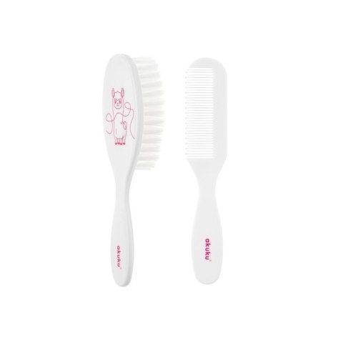 Grzebyk i szczotka do wł. lama AKUKU