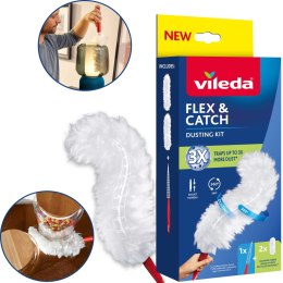 Miotełka do kurzu z krótką rączką + 2 wkłady Vileda Flex&Catch VILEDA