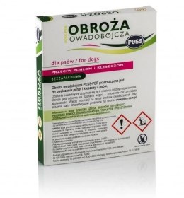 Pess Per Obroża Owadobójcza Dla Psa Bezzapachowa Brązowa 60cm