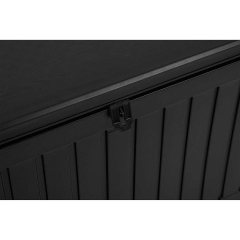 Skrzynia ogrodowa 109 x 51 x 55 cm 270 litrów czarna