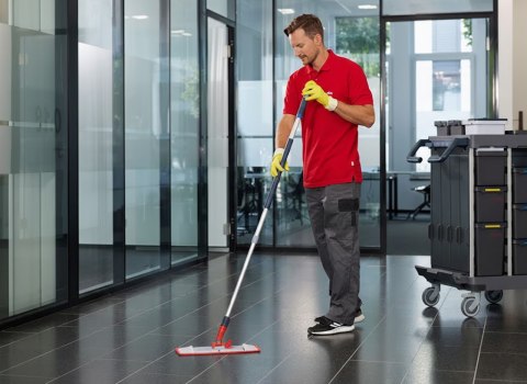 Wkład Mop Kieszeniowy r-MicroOne Premium CombiSpeed Pro Czerwony - 25 szt. VILEDA PROFESSIONAL