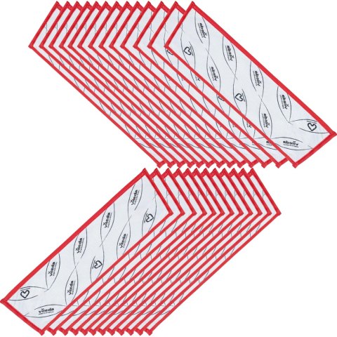 Wkład Mop Kieszeniowy r-MicroOne Premium CombiSpeed Pro Czerwony - 25 szt. VILEDA PROFESSIONAL