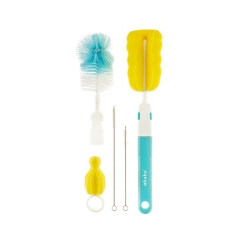 Zestaw szczotek niebieski AKUKU