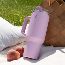 Kubek termiczny, stal nierdzewna, 1,2 l, lawendowy