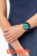 SMARTWATCH DAMSKI GRAVITY GT11-6 - AMOLED, DODATKOWY PASEK (sg044f)