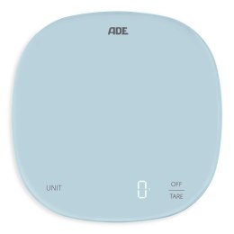 Waga kuchenna, do 10 kg, 18 x 18 cm, błękitna