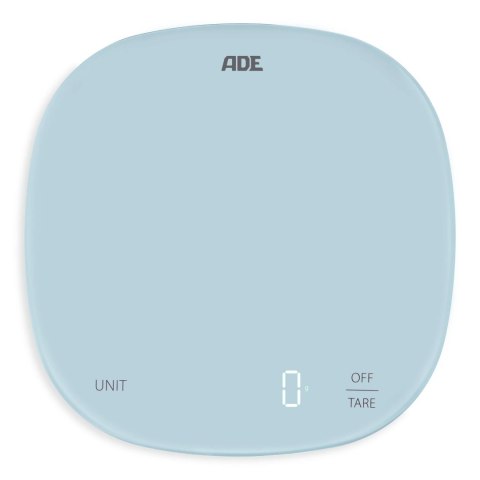 Waga kuchenna, do 10 kg, 18 x 18 cm, błękitna