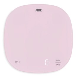Waga kuchenna, do 10 kg, 18 x 18 cm, różowa