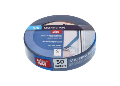 TAŚMA MAlARSKA NIEBIESKA SClEY SERIA 586 (25 MM x 50 M) TAŚMA MAlARSKA NIEBIESKA SClEY SERIA 586 (25 MM x 50 M)