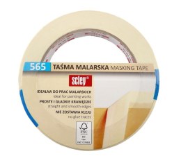 TAŚMA MASKUJĄ CA SClEY 25MM x 50M *565* DO ODCINANIA KOlORÓW